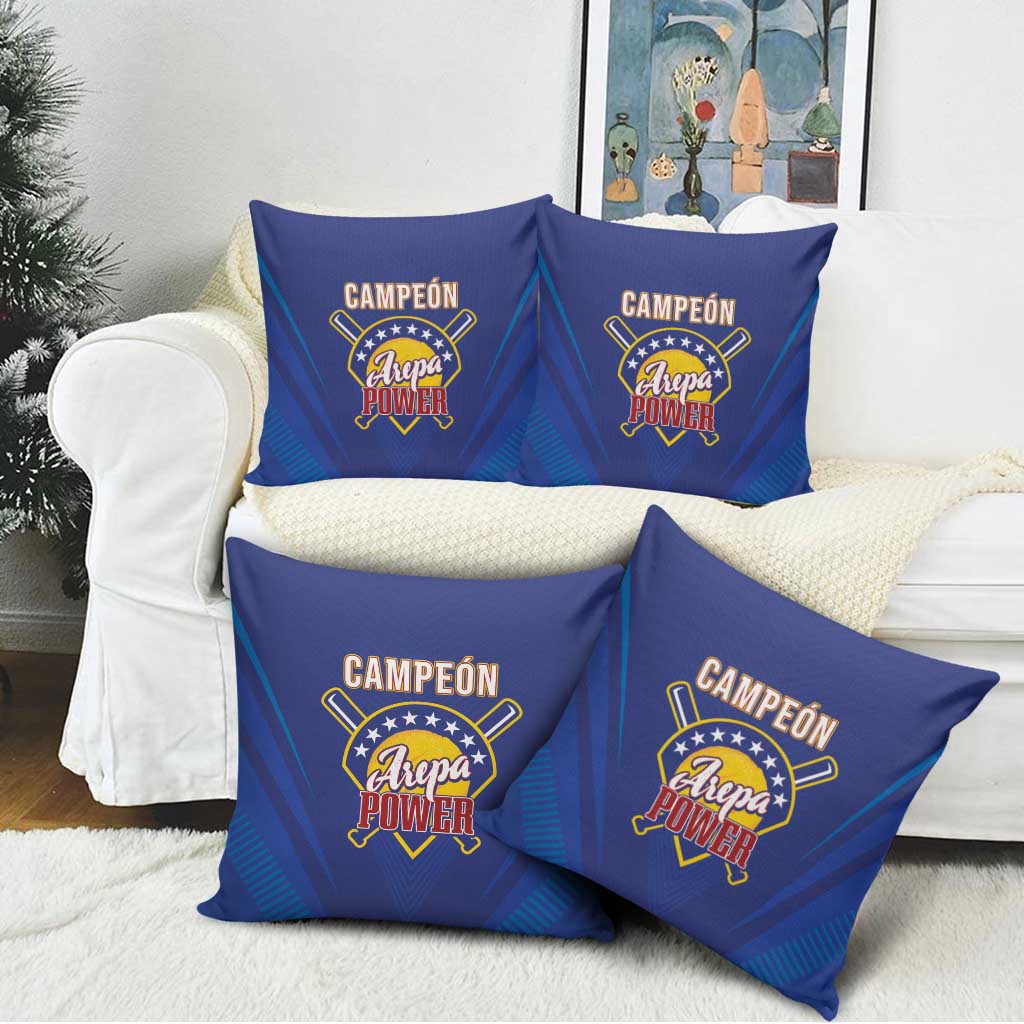 Venezuela Baseball Campeon Pillow Cover Arepa Powers