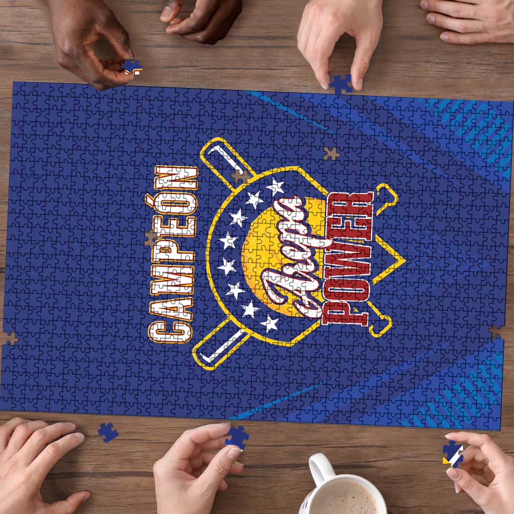 Venezuela Baseball Campeon Puzzle Arepa Powers