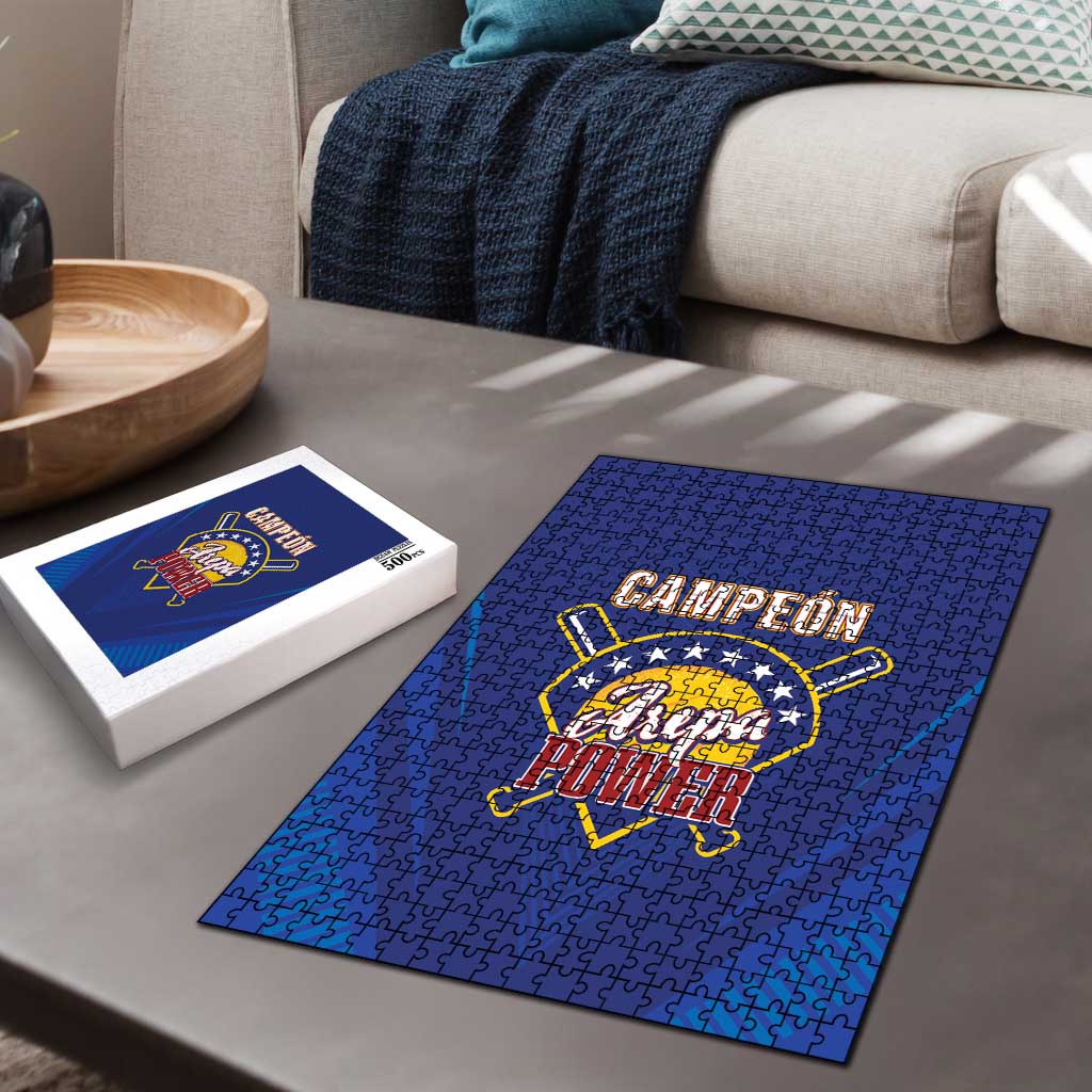 Venezuela Baseball Campeon Puzzle Arepa Powers