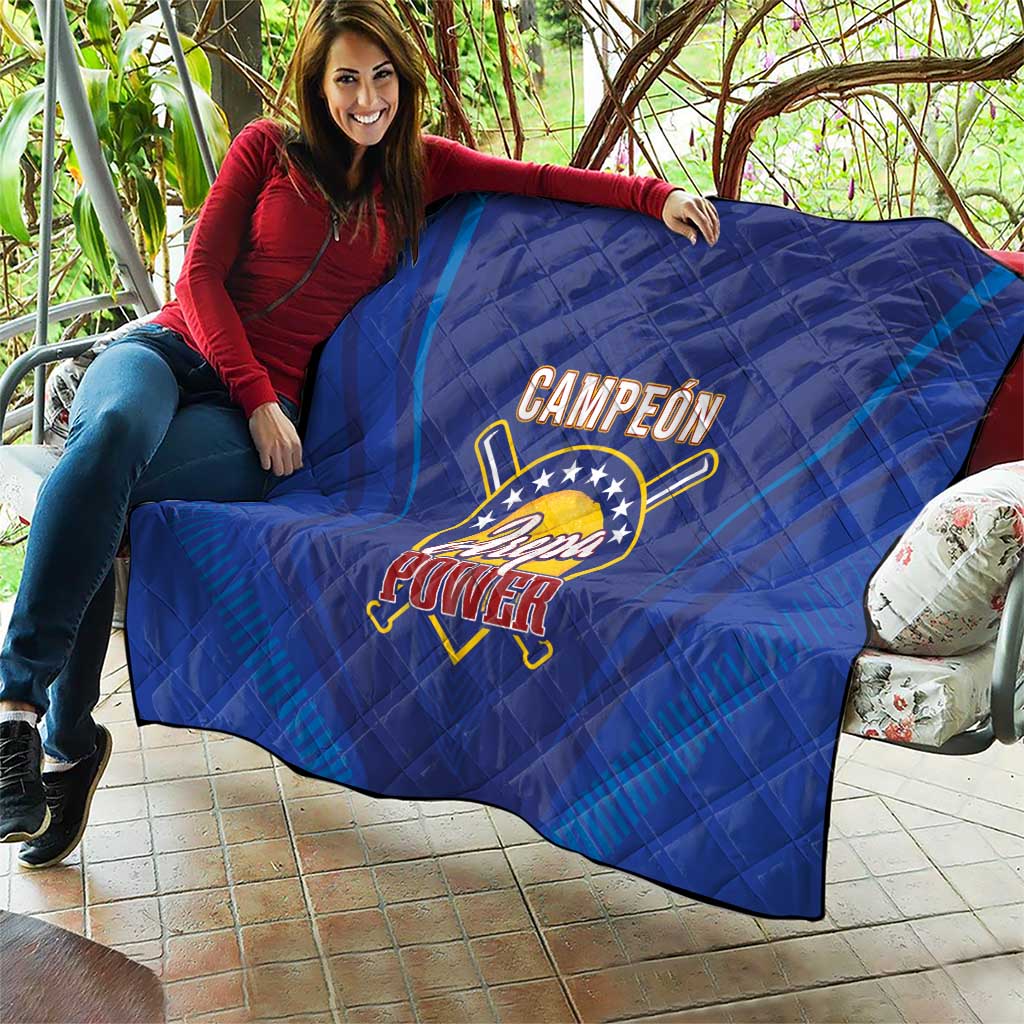 Venezuela Baseball Campeon Quilt Arepa Powers