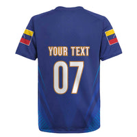 Venezuela Baseball Campeon Custom Rugby Jersey Arepa Powers