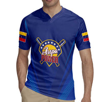 Venezuela Baseball Campeon Custom Rugby Jersey Arepa Powers
