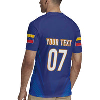 Venezuela Baseball Campeon Custom Rugby Jersey Arepa Powers