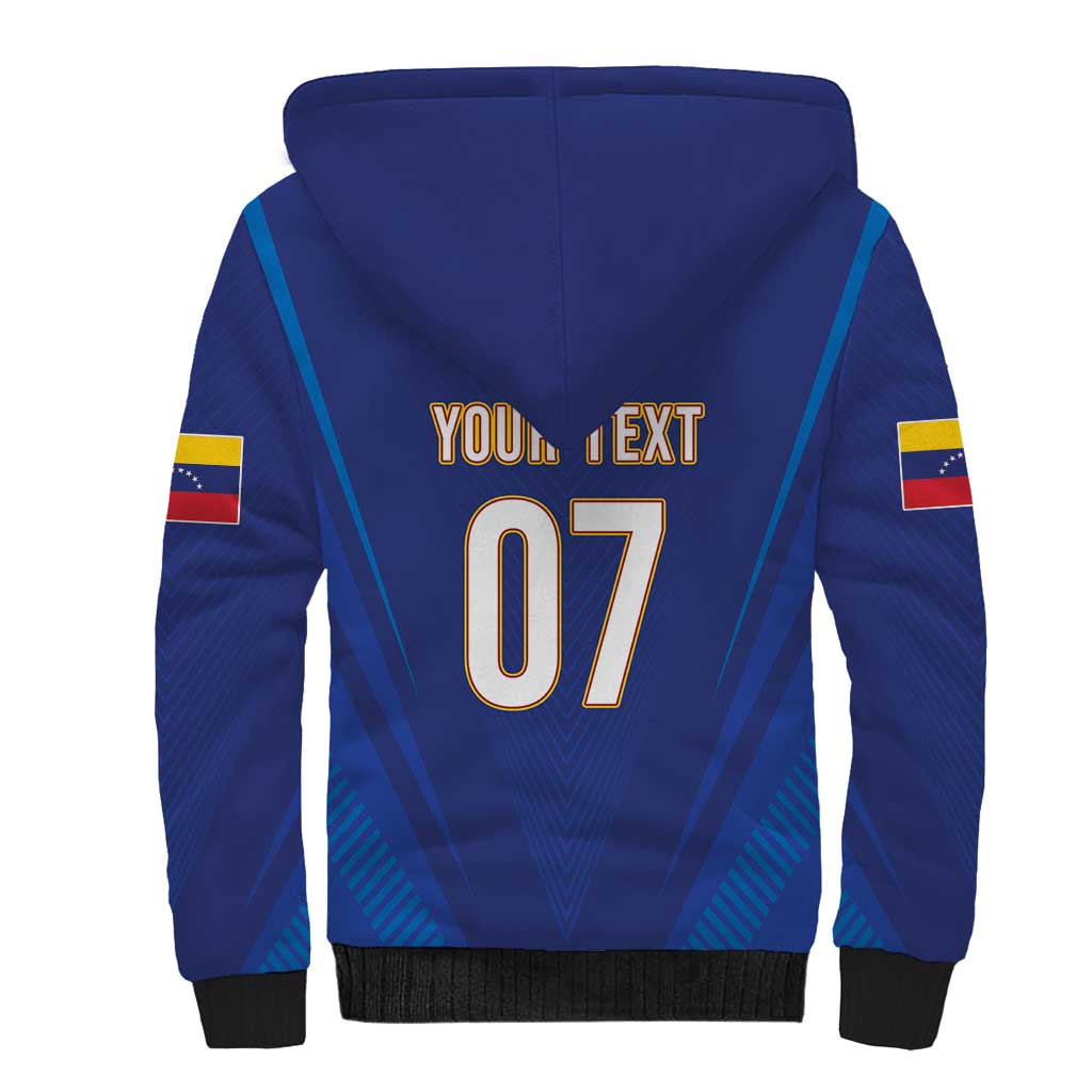 Venezuela Baseball Campeon Custom Sherpa Hoodie Arepa Powers