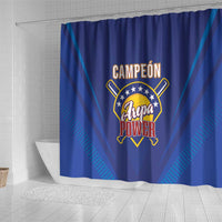 Venezuela Baseball Campeon Shower Curtain Arepa Powers