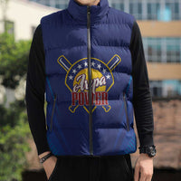 Venezuela Baseball Campeon Custom Sleeveless Puffer Jacket Arepa Powers