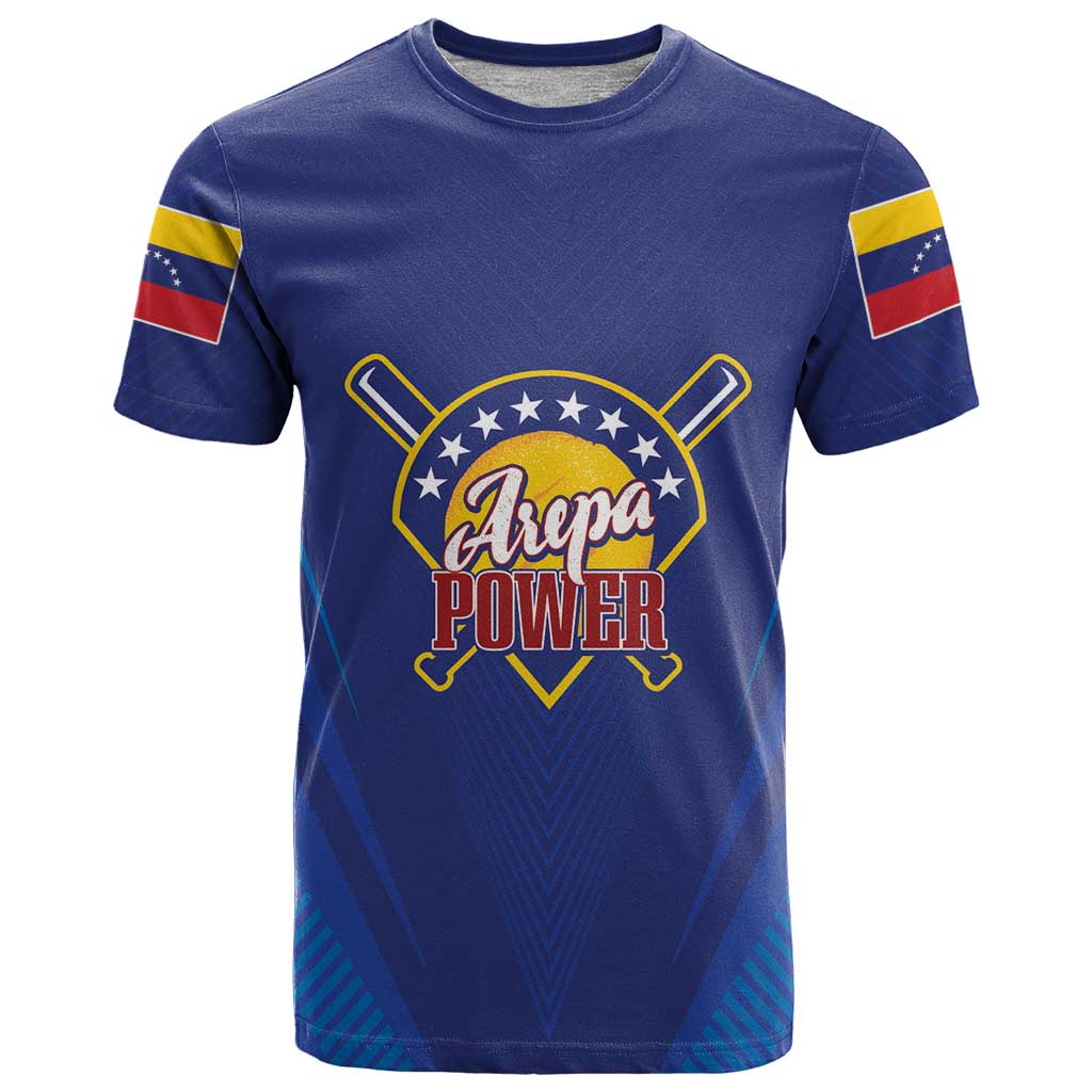 Venezuela Baseball Campeon Custom T Shirt Arepa Powers