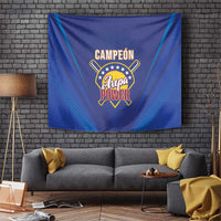 Venezuela Baseball Campeon Tapestry Arepa Powers