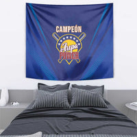 Venezuela Baseball Campeon Tapestry Arepa Powers