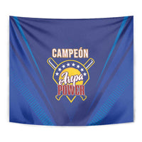 Venezuela Baseball Campeon Tapestry Arepa Powers