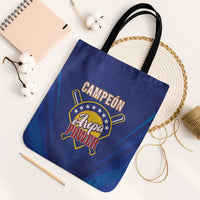 Venezuela Baseball Campeon Tote Bag Arepa Powers