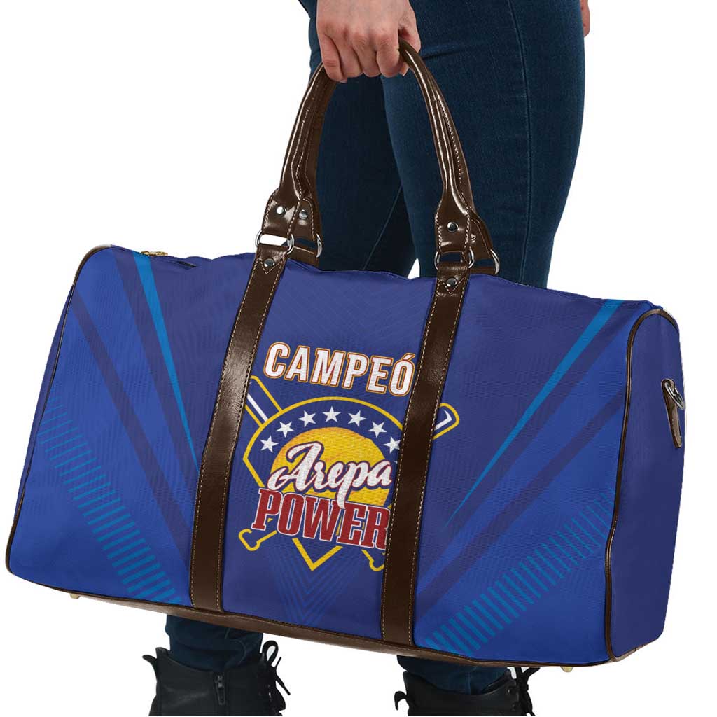 Venezuela Baseball Campeon Travel Bag Arepa Powers