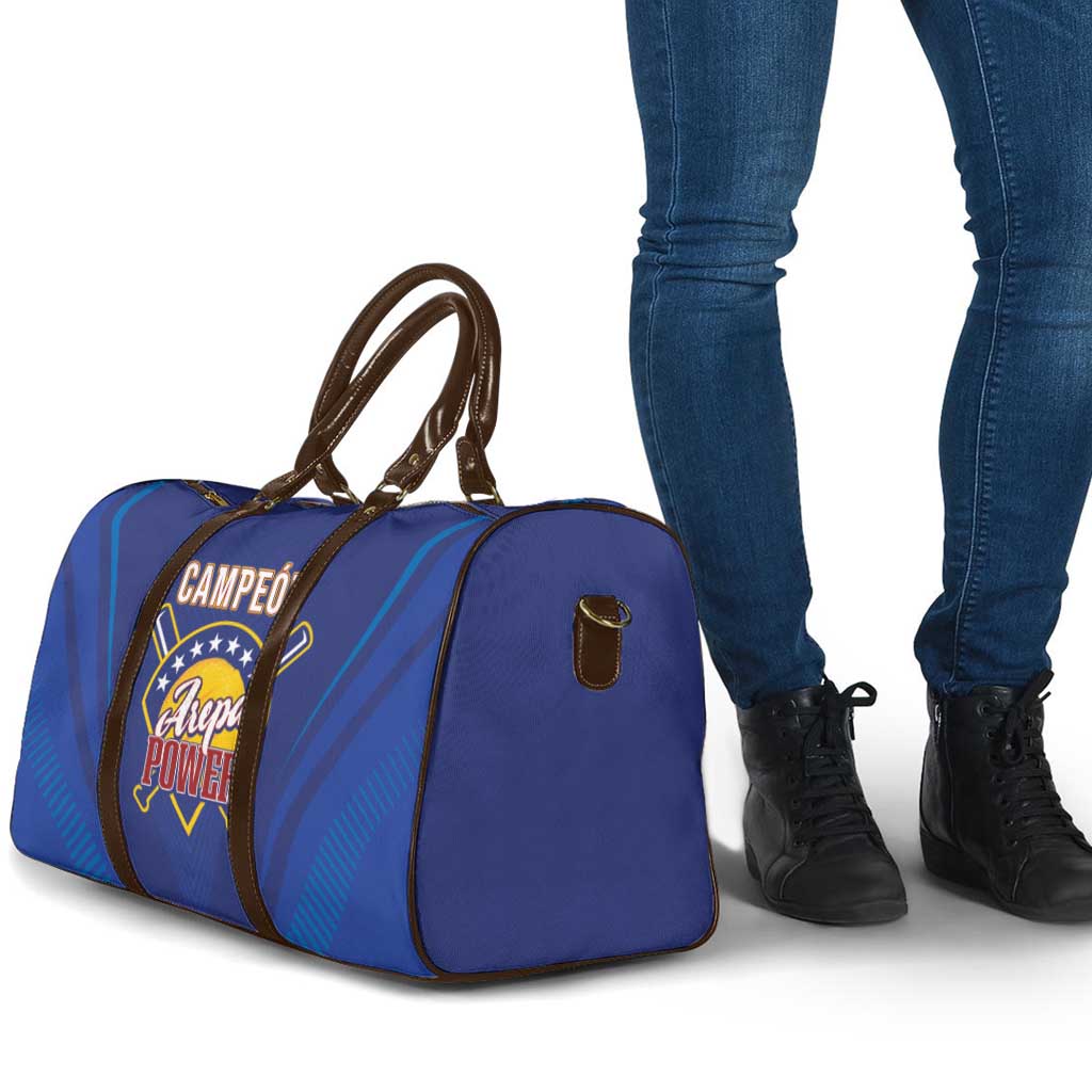 Venezuela Baseball Campeon Travel Bag Arepa Powers