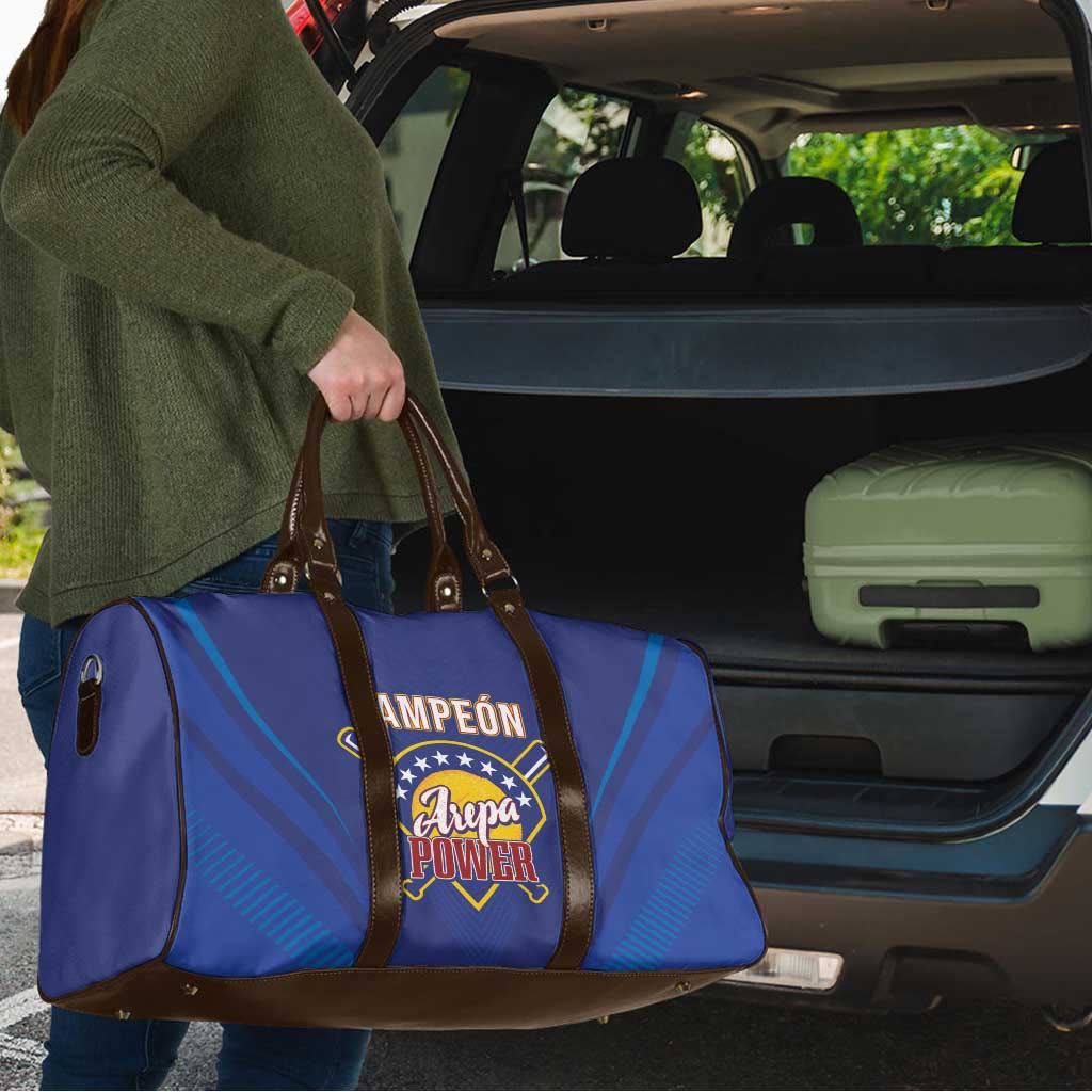 Venezuela Baseball Campeon Travel Bag Arepa Powers
