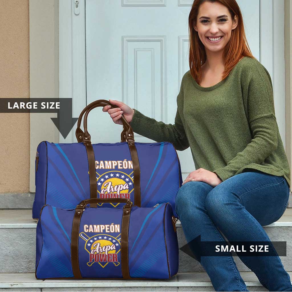 Venezuela Baseball Campeon Travel Bag Arepa Powers