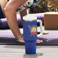 Venezuela Baseball Campeon Tumbler With Handle Arepa Powers