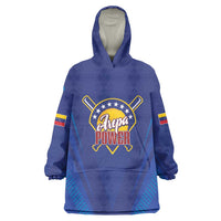 Venezuela Baseball Campeon Custom Wearable Blanket Hoodie Arepa Powers