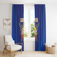 Venezuela Baseball Campeon Window Curtain Arepa Powers