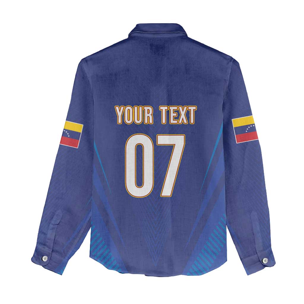 Venezuela Baseball Campeon Custom Women Casual Shirt Arepa Powers