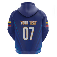 Venezuela Baseball Campeon Custom Zip Hoodie Arepa Powers