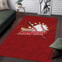 Venezuela Baseball Area Rug Campeon - Making History
