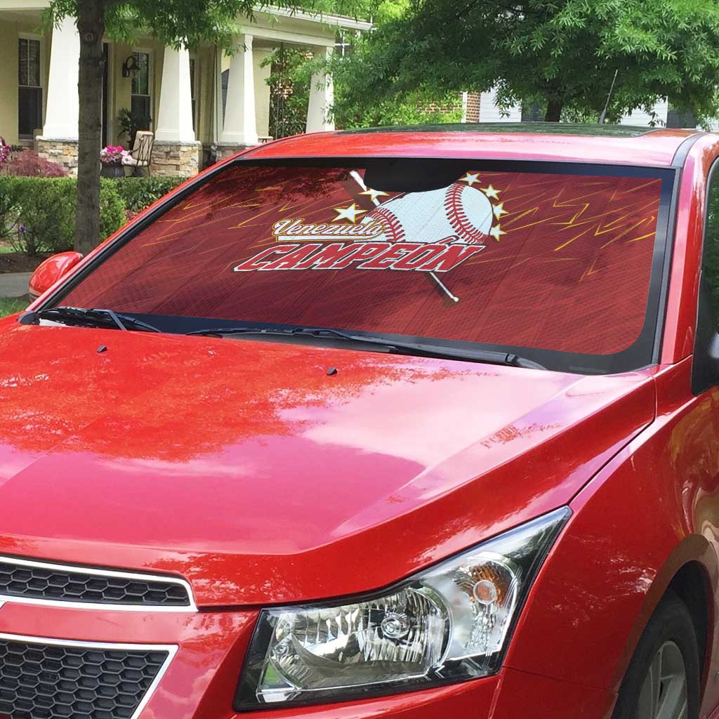 Venezuela Baseball Auto Sun Shade Campeon - Making History