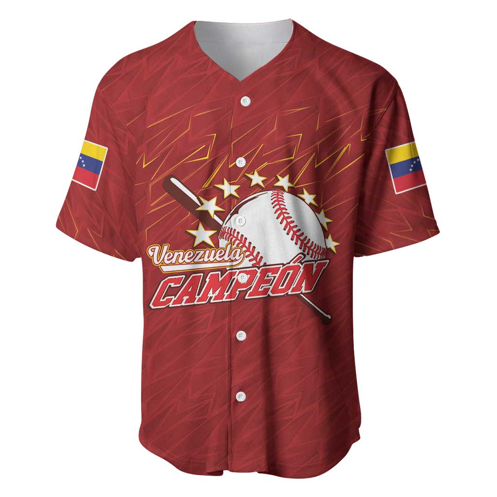 Venezuela Baseball Custom Baseball Jersey Campeon - Making History