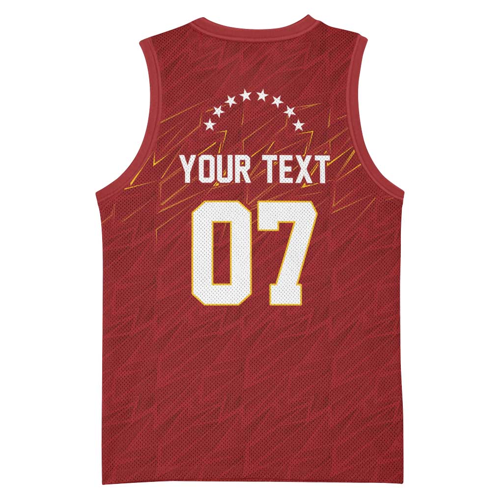 Venezuela Baseball Custom Basketball Jersey Campeon - Making History