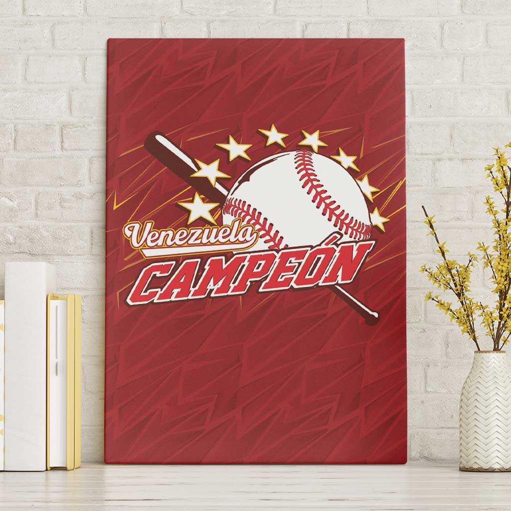 Venezuela Baseball Canvas Wall Art Campeon - Making History
