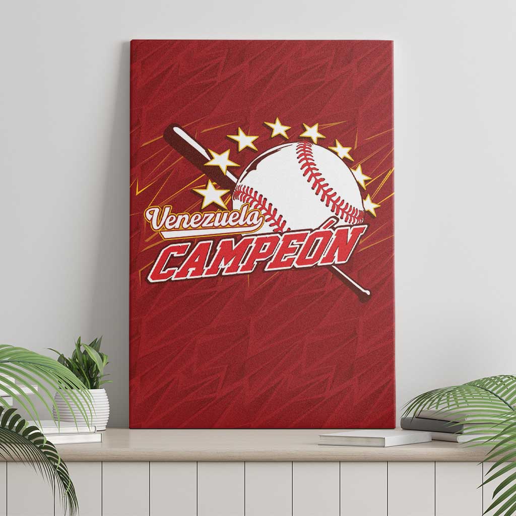 Venezuela Baseball Canvas Wall Art Campeon - Making History