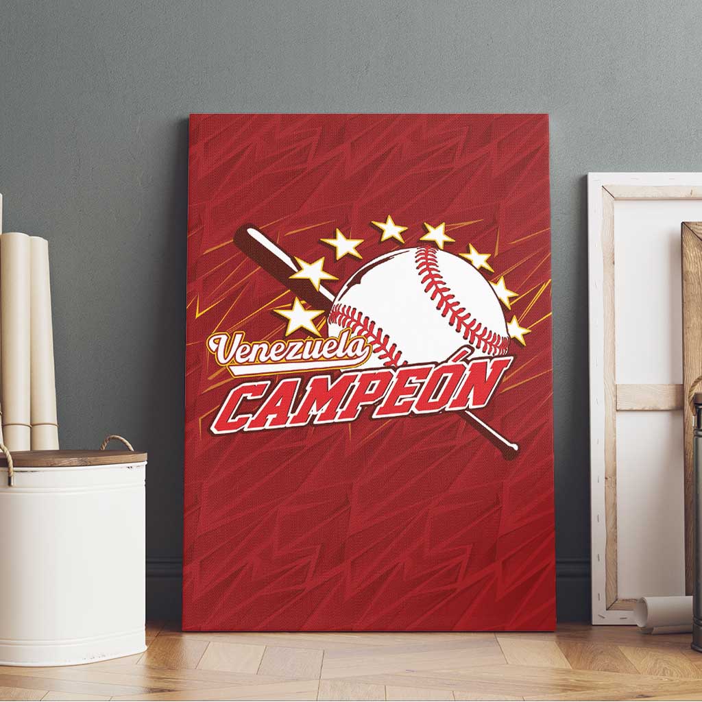 Venezuela Baseball Canvas Wall Art Campeon - Making History