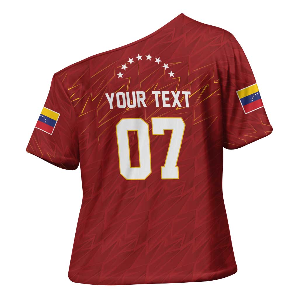 Venezuela Baseball Custom Cross Shoulder Shirt Campeon - Making History