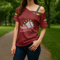 Venezuela Baseball Custom Cross Shoulder Shirt Campeon - Making History