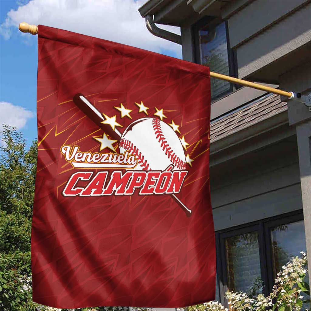 Venezuela Baseball Garden Flag Campeon - Making History