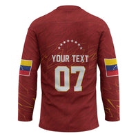 Venezuela Baseball Custom Hockey Jersey Campeon - Making History