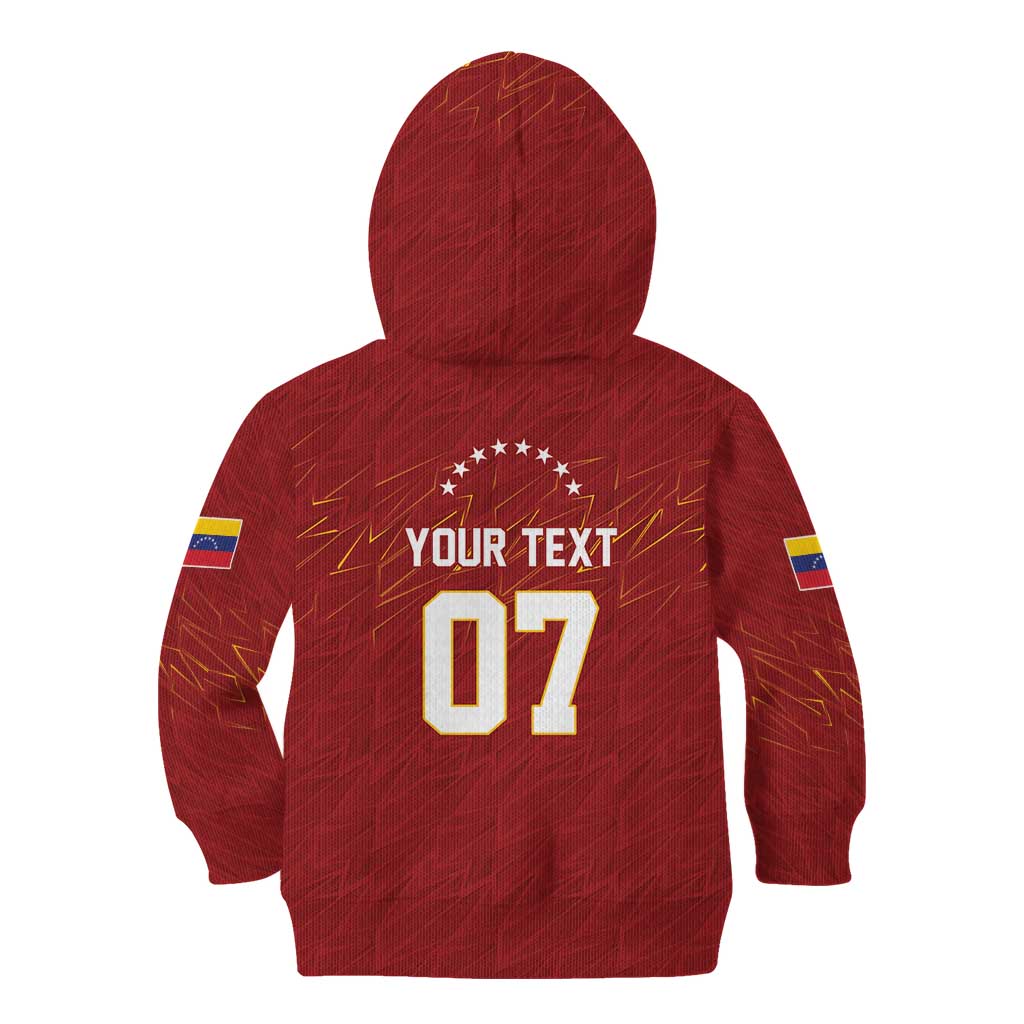 Venezuela Baseball Custom Kid Hoodie Campeon - Making History