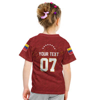 Venezuela Baseball Custom Kid T Shirt Campeon - Making History