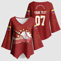 Venezuela Baseball Custom Kimono Sleeve Blouse Campeon - Making History