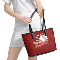 Venezuela Baseball Leather Tote Bag Campeon - Making History