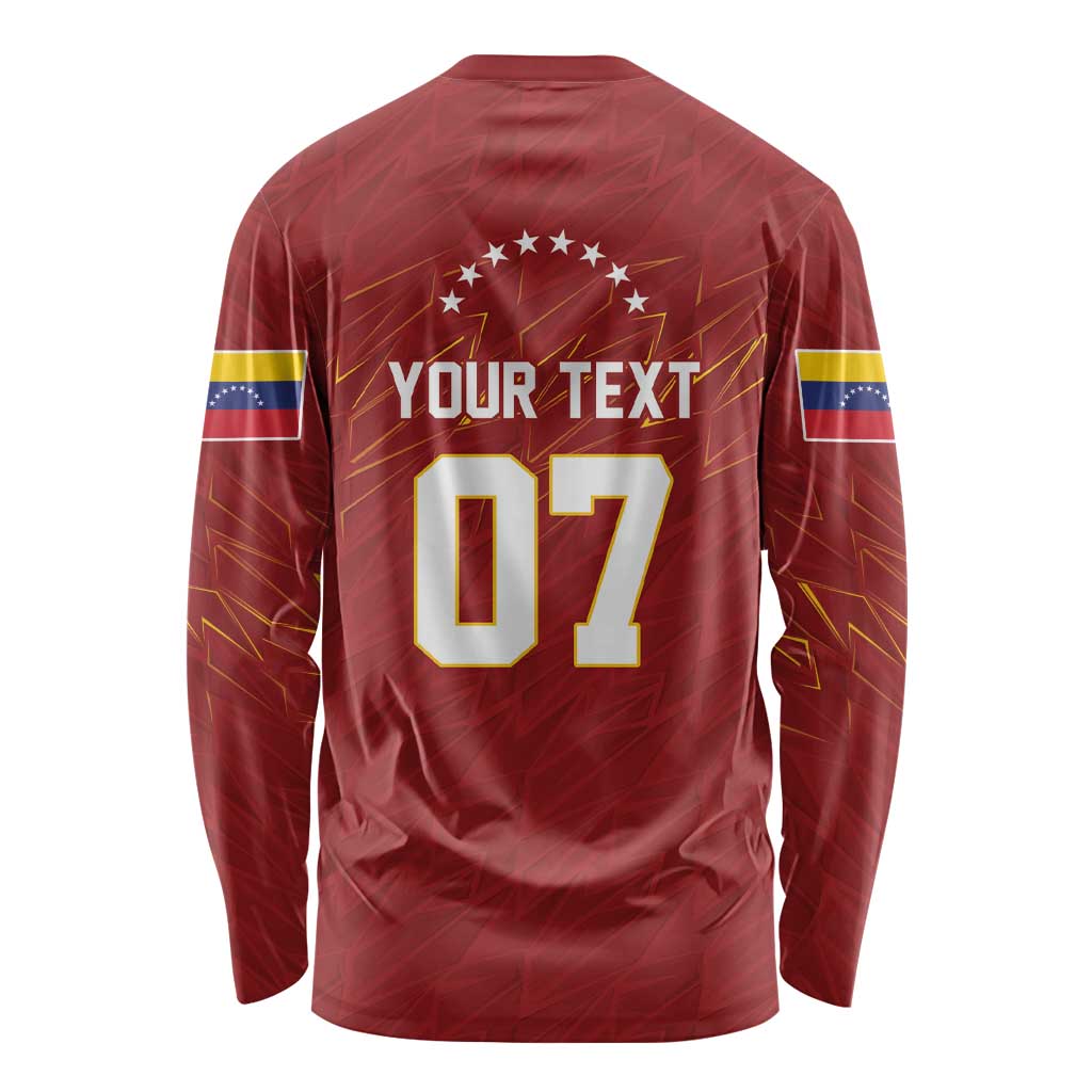 Venezuela Baseball Custom Long Sleeve Shirt Campeon - Making History