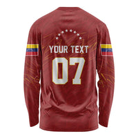 Venezuela Baseball Custom Long Sleeve Shirt Campeon - Making History
