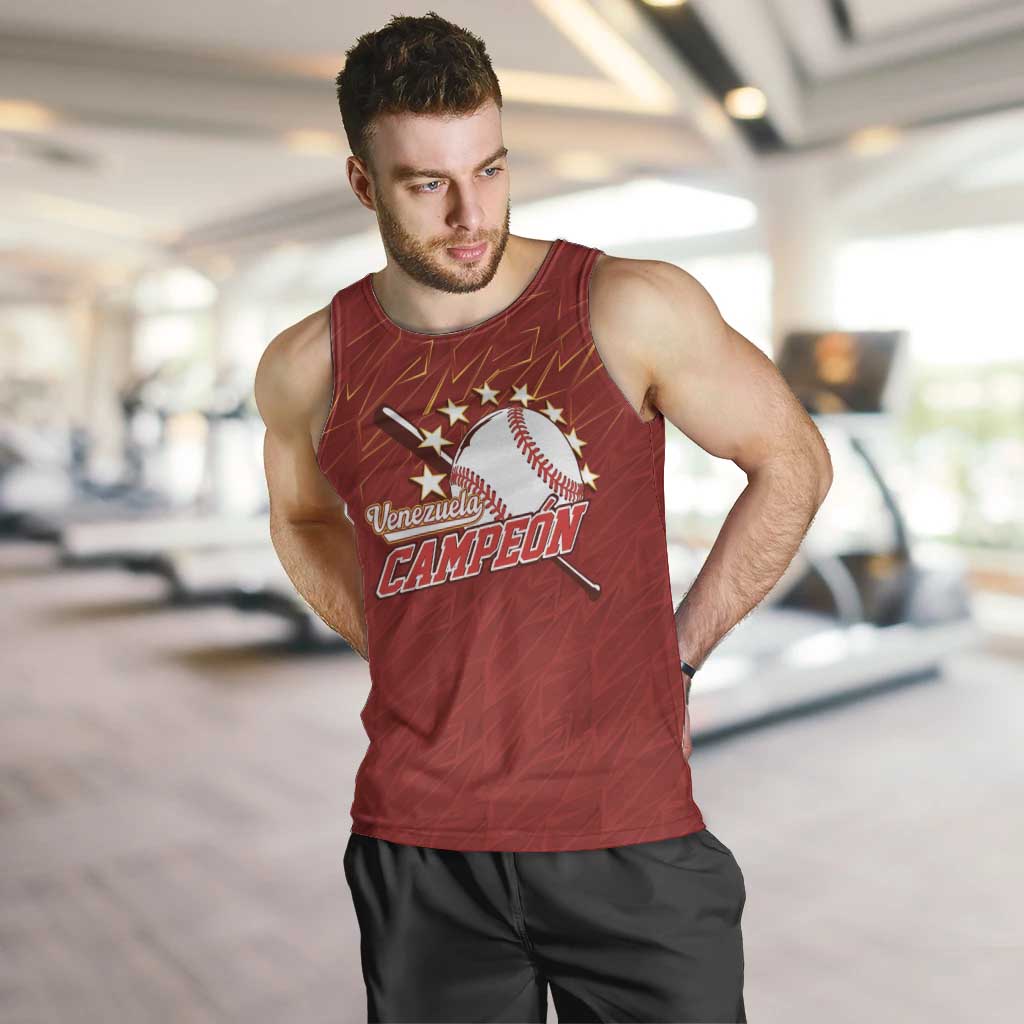Venezuela Baseball Custom Men Tank Top Campeon - Making History