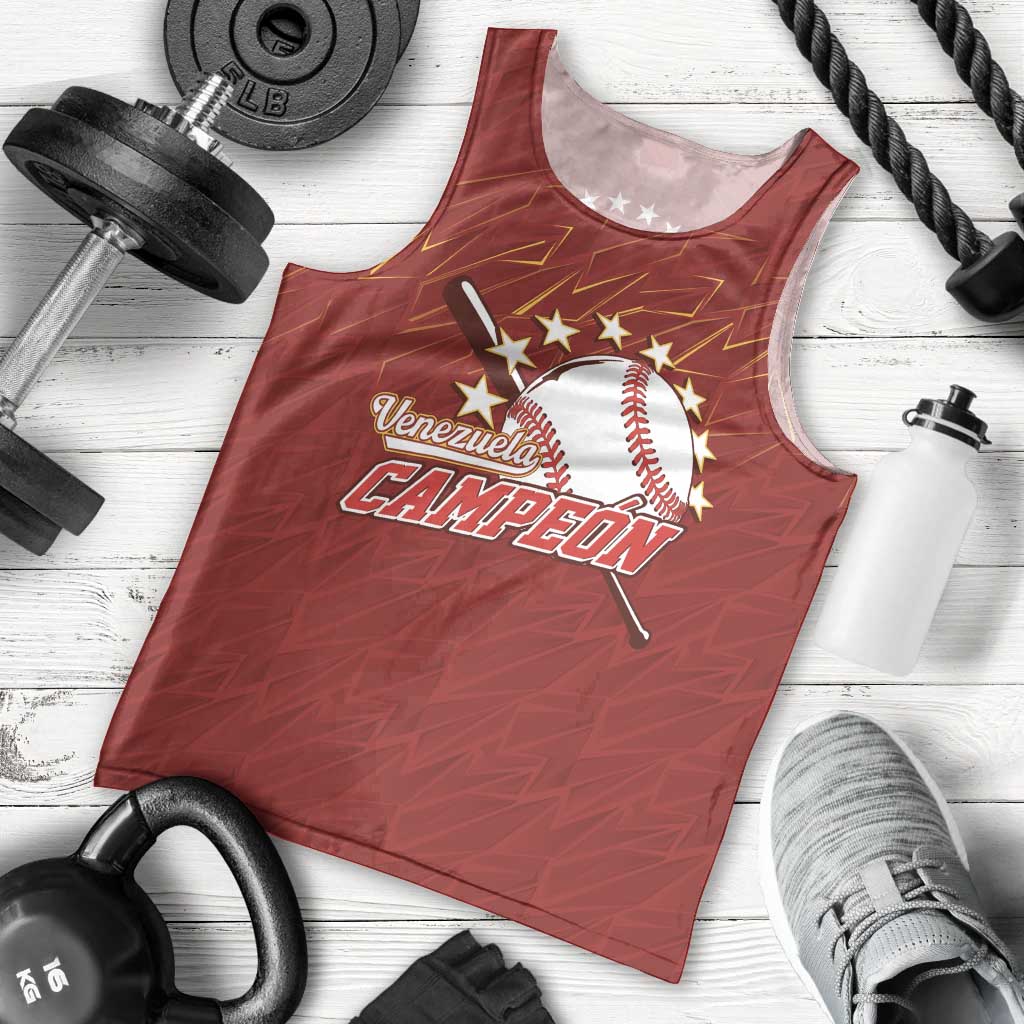 Venezuela Baseball Custom Men Tank Top Campeon - Making History