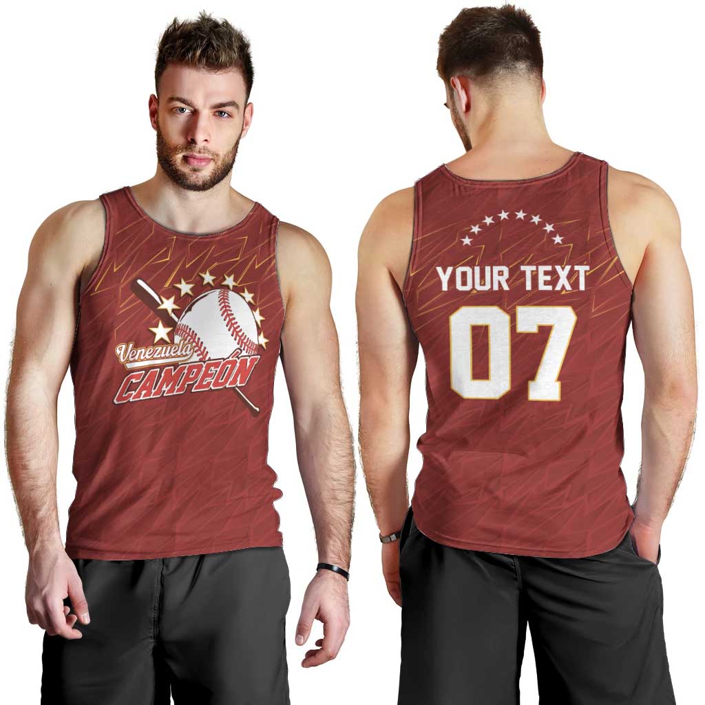 Venezuela Baseball Custom Men Tank Top Campeon - Making History