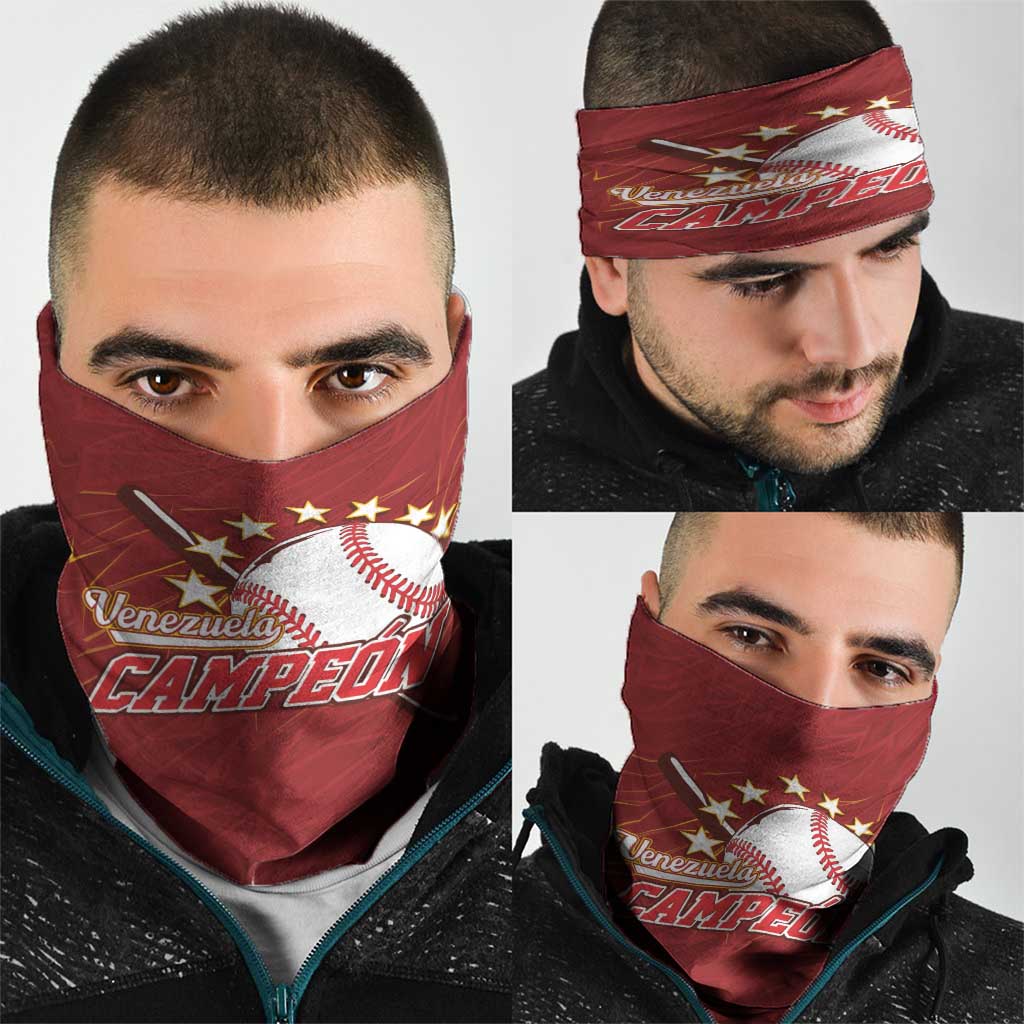 Venezuela Baseball Neck Gaiter Campeon - Making History