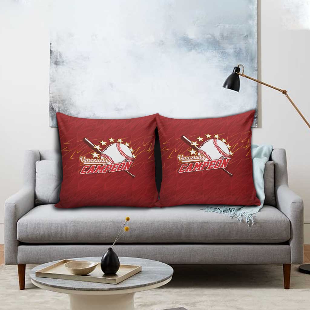 Venezuela Baseball Pillow Cover Campeon - Making History