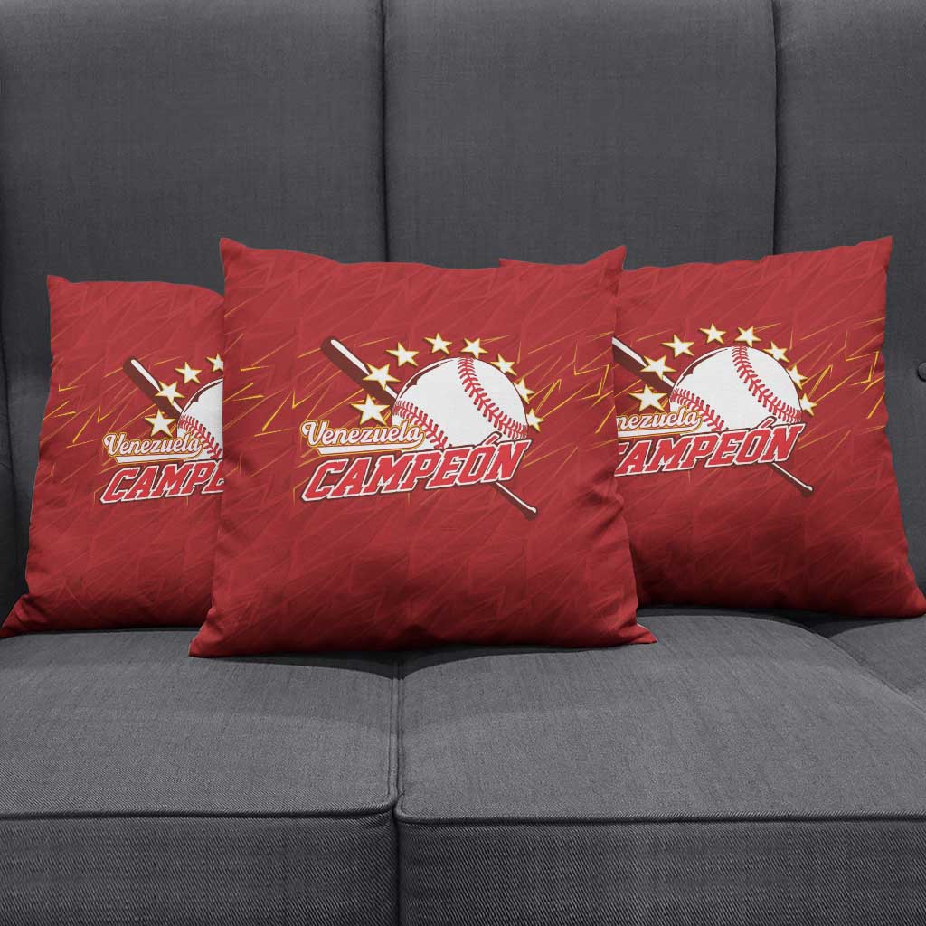 Venezuela Baseball Pillow Cover Campeon - Making History