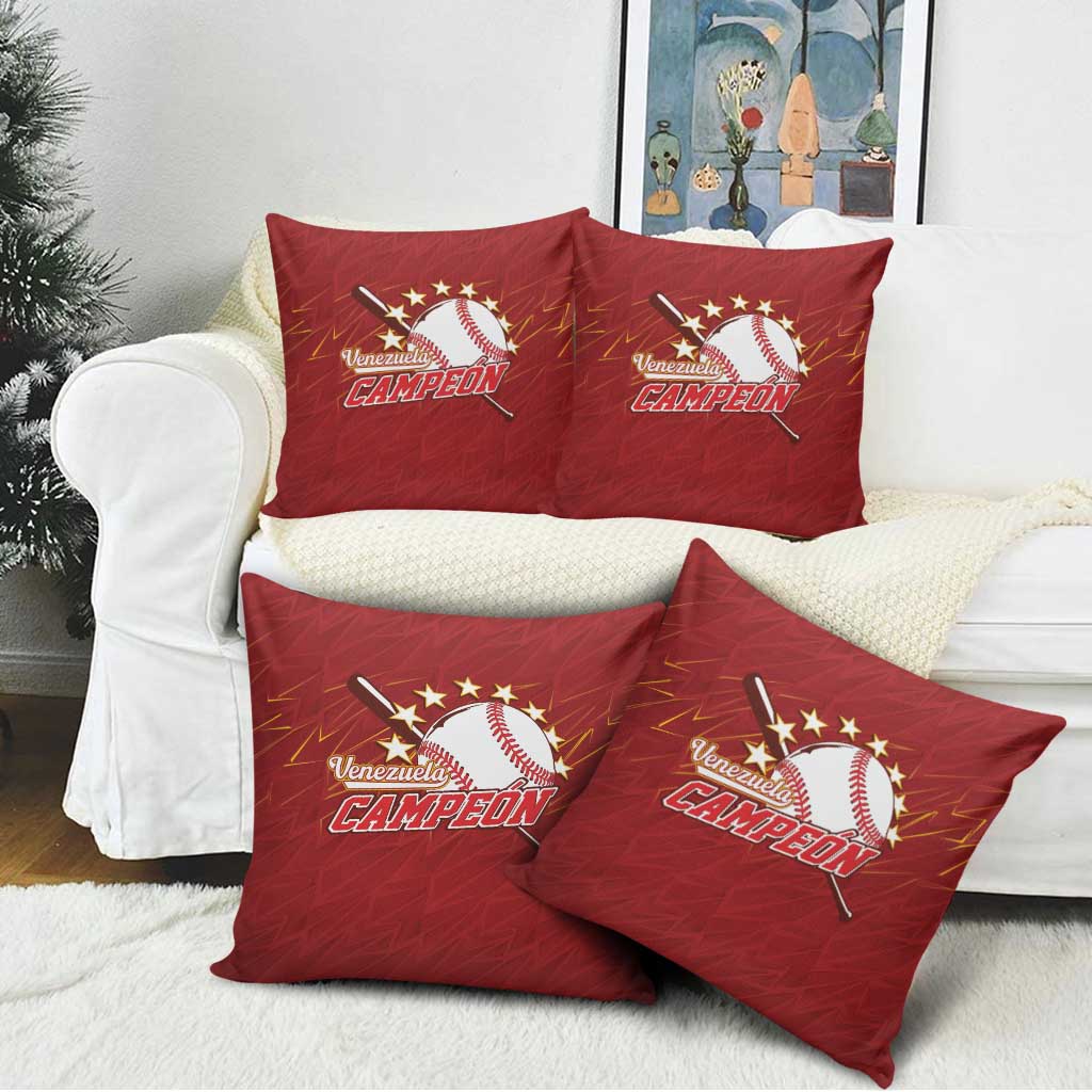 Venezuela Baseball Pillow Cover Campeon - Making History