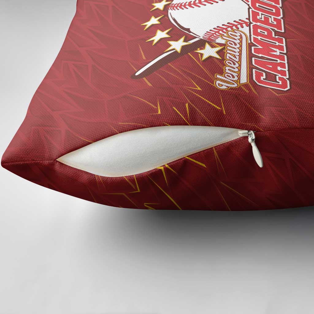 Venezuela Baseball Pillow Cover Campeon - Making History