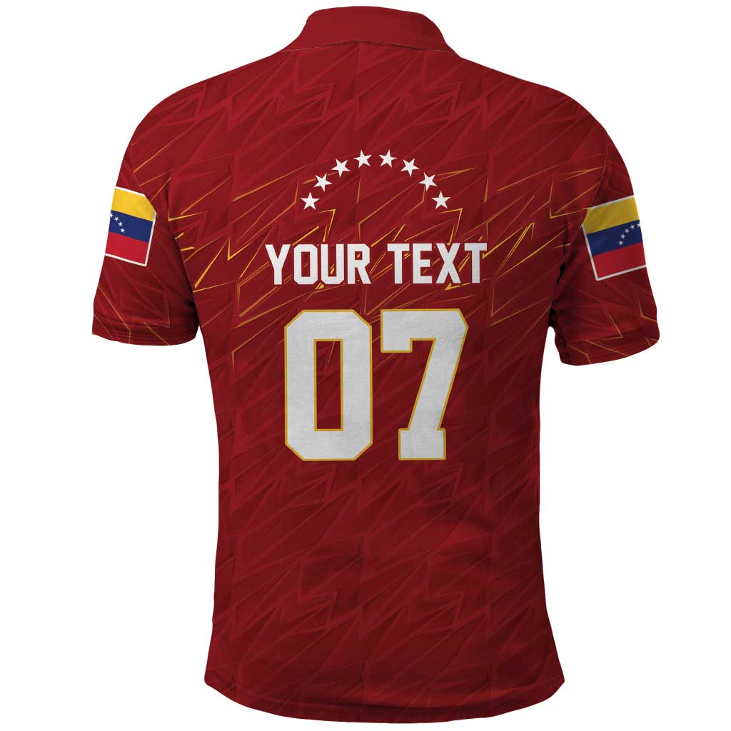 Venezuela Baseball Custom Polo Shirt Campeon - Making History